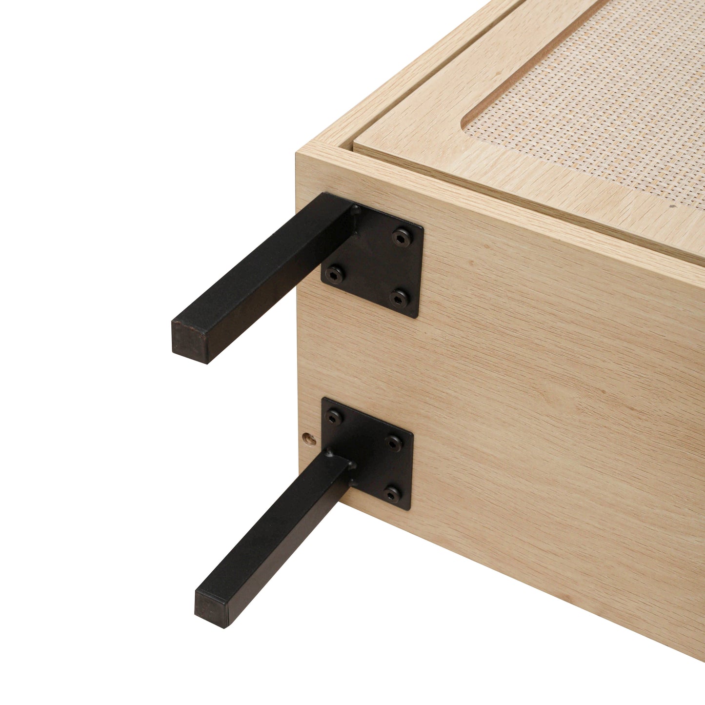 5 - Door Rattan Freestanding Shoe Rack: Ideal Entryway Shoe Storage