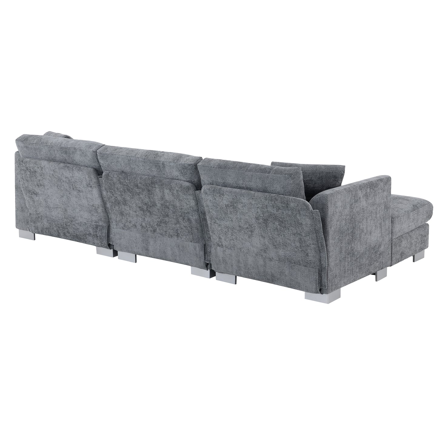 Modern 96*56" Cloud Sectional Sofa - 3 Colors for Home & Office