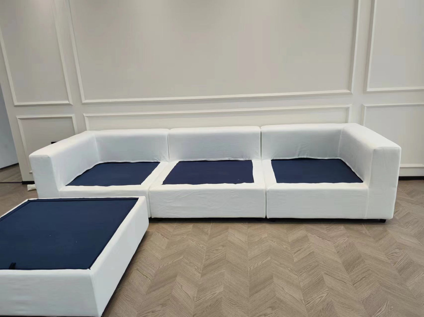 Modular Sectional Sofa Couch: Down - Filled, Cloud - Soft, Covers Washable & Replaceable for Living Room