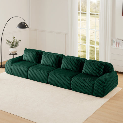 Modular Sectional Sofa for Living Room,Flannelette Fabric,Oversized 2-4 Seater Couch,Deep Seat,Boneless sofa