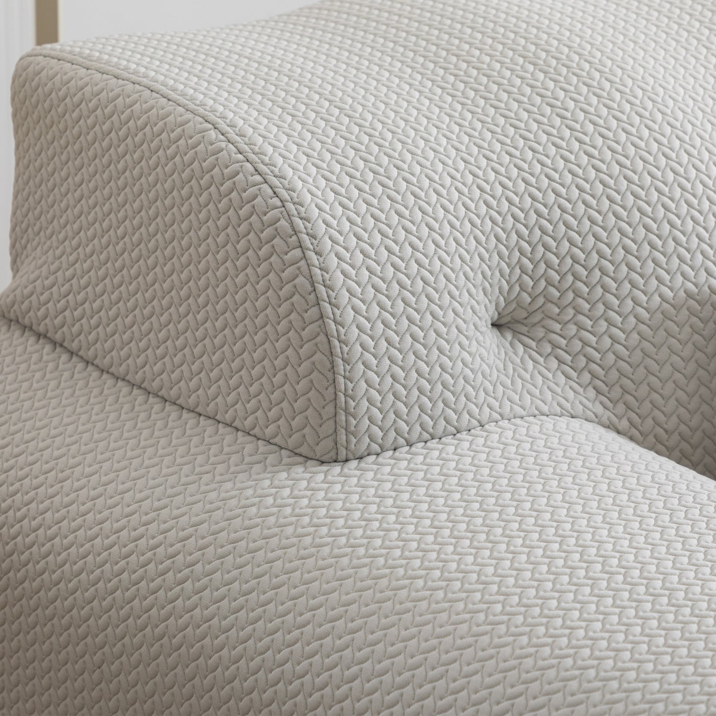 Modern Living Room Lounge: Large 2 - Seater Pure Foam Comfy Sofa Couch