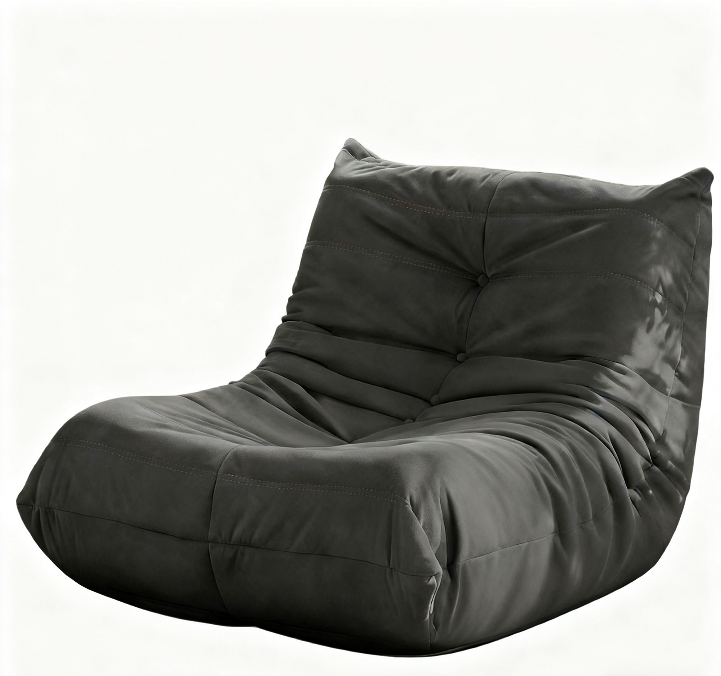 Accent Chair Button-Tufted Microfiber Comfy Chair