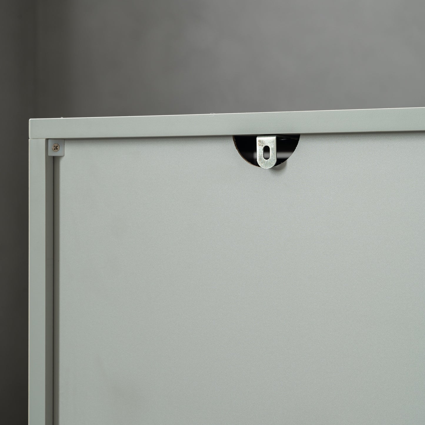 Modern 4-Door Sideboard Buffet Cabinet - Gray for Living Room