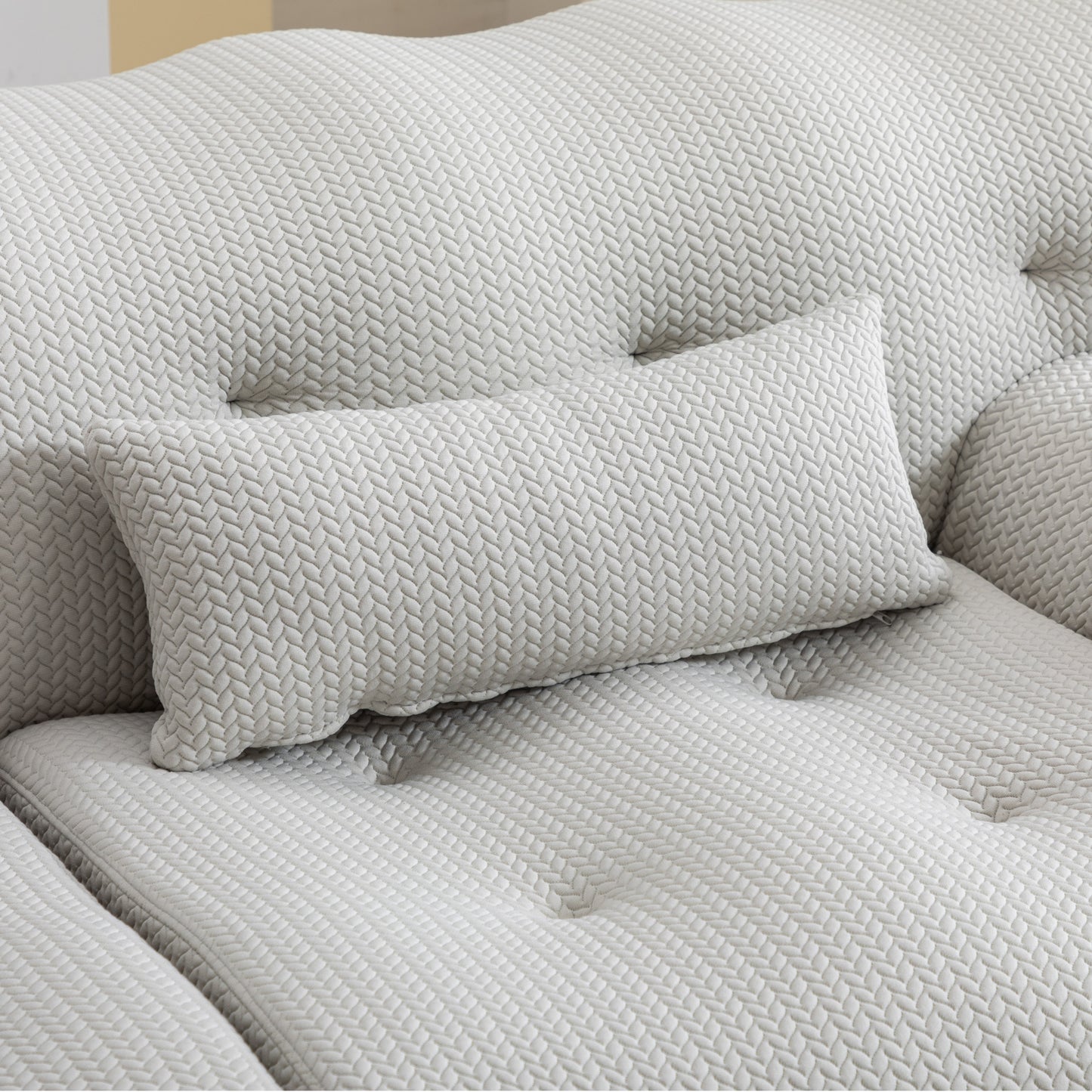 Modern Living Room Lounge: Large 2 - Seater Pure Foam Comfy Sofa Couch