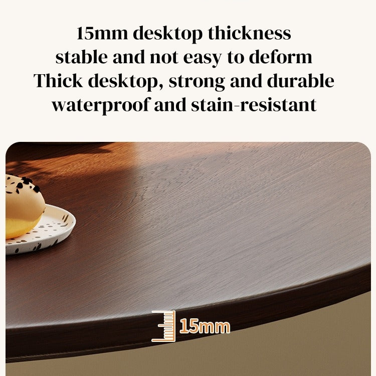 Round Coffee  Table, Modern Dining Table, MDF Top and Steel Base Tulip Round Kitchen Table