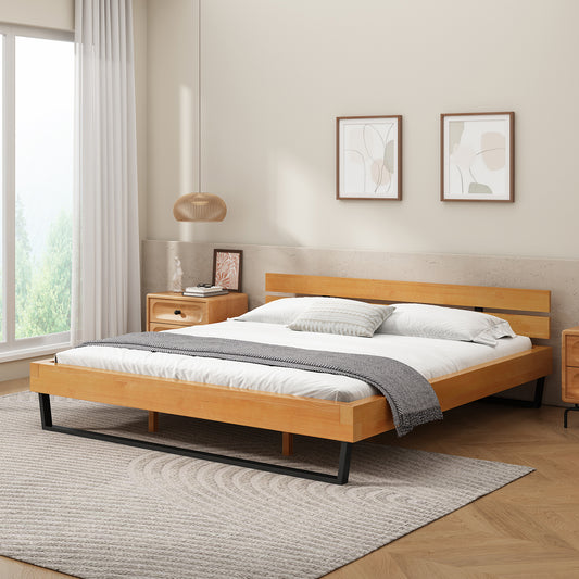 PINE WOOD BED FRAME Queensize And Kingsize