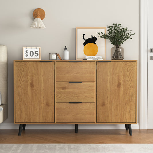 Wood Kitchen Cabinet - Sideboard with Storage