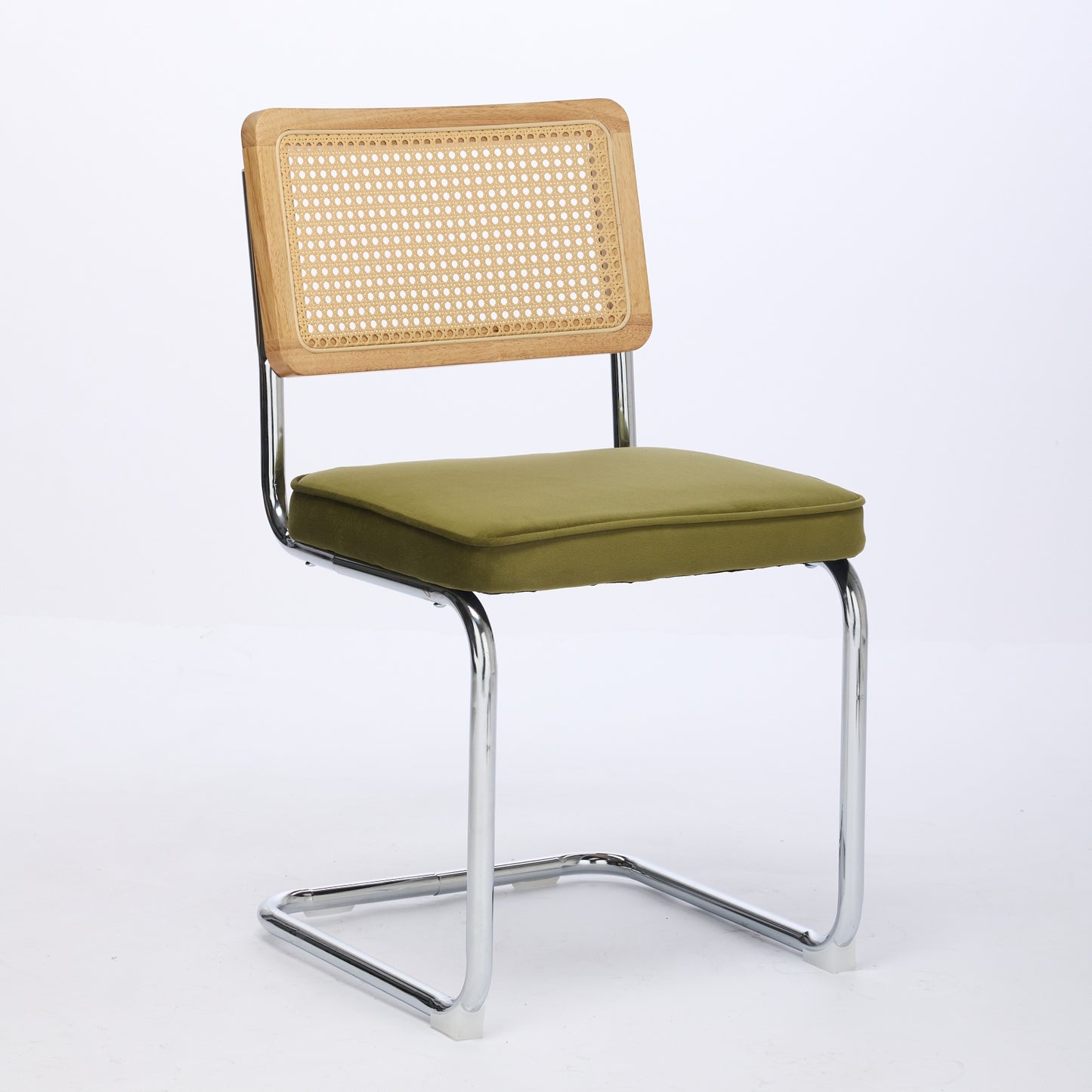 Mid Century Modern Dining Chairs Set of 2 Velvet 3 Colors