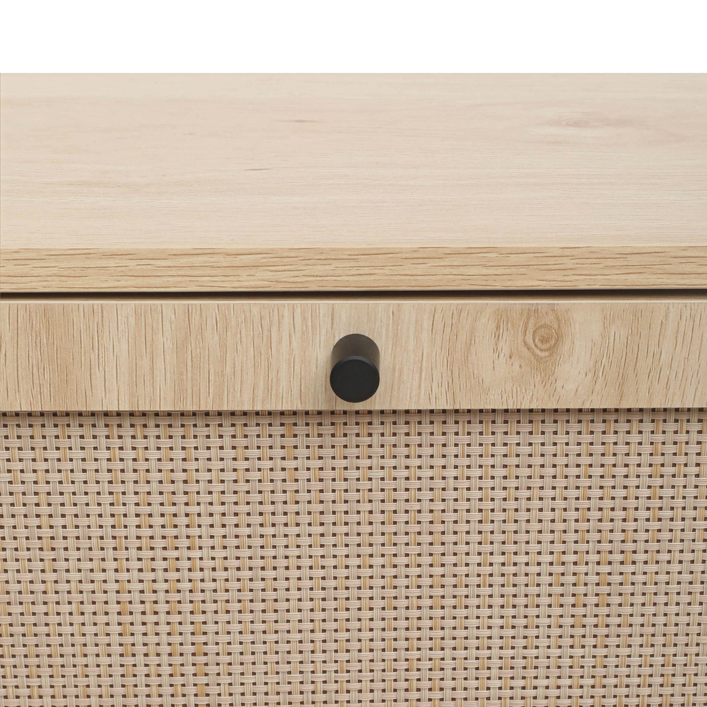 5 - Door Rattan Freestanding Shoe Rack: Ideal Entryway Shoe Storage