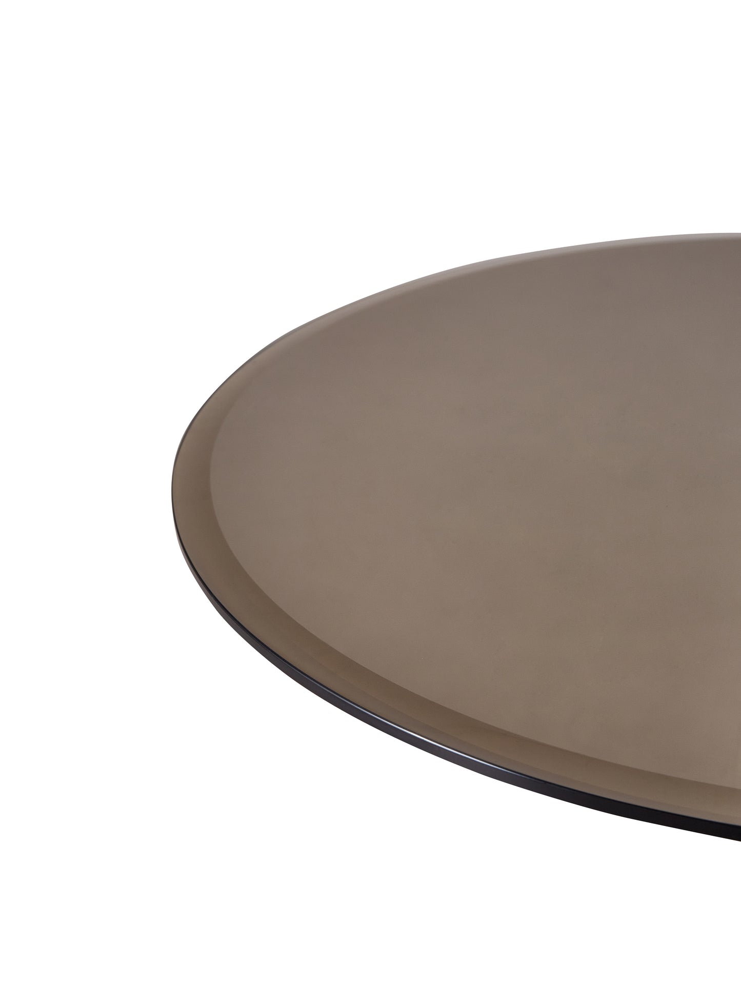 End Table Glass Top Side/End Drink Table - Tall Modern Round Accent Metal Nightstand Furniture for Living Room, Dorm, Home Office, and Bedroom