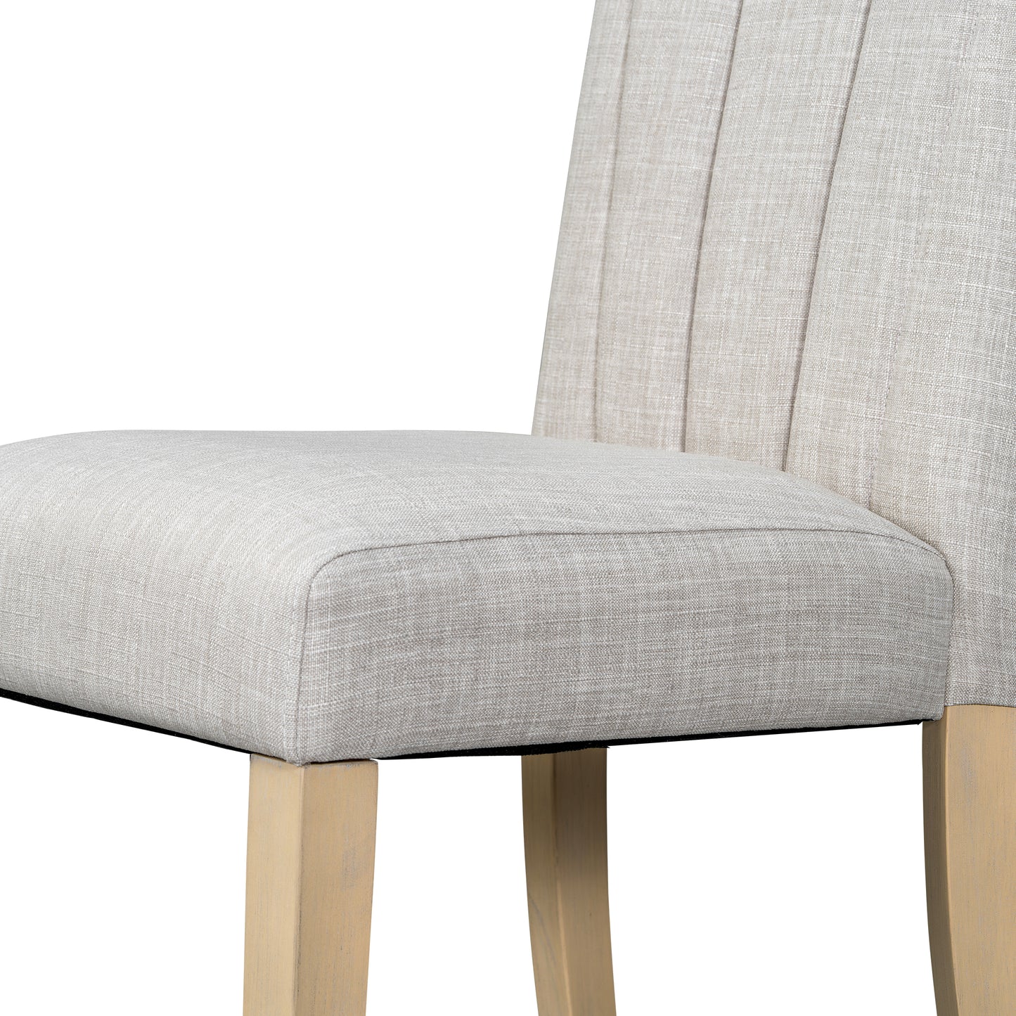 Extendable Wood Dining Table Set for 6, Kitchen Table Set with Bench and 4 Upholstered Chairs