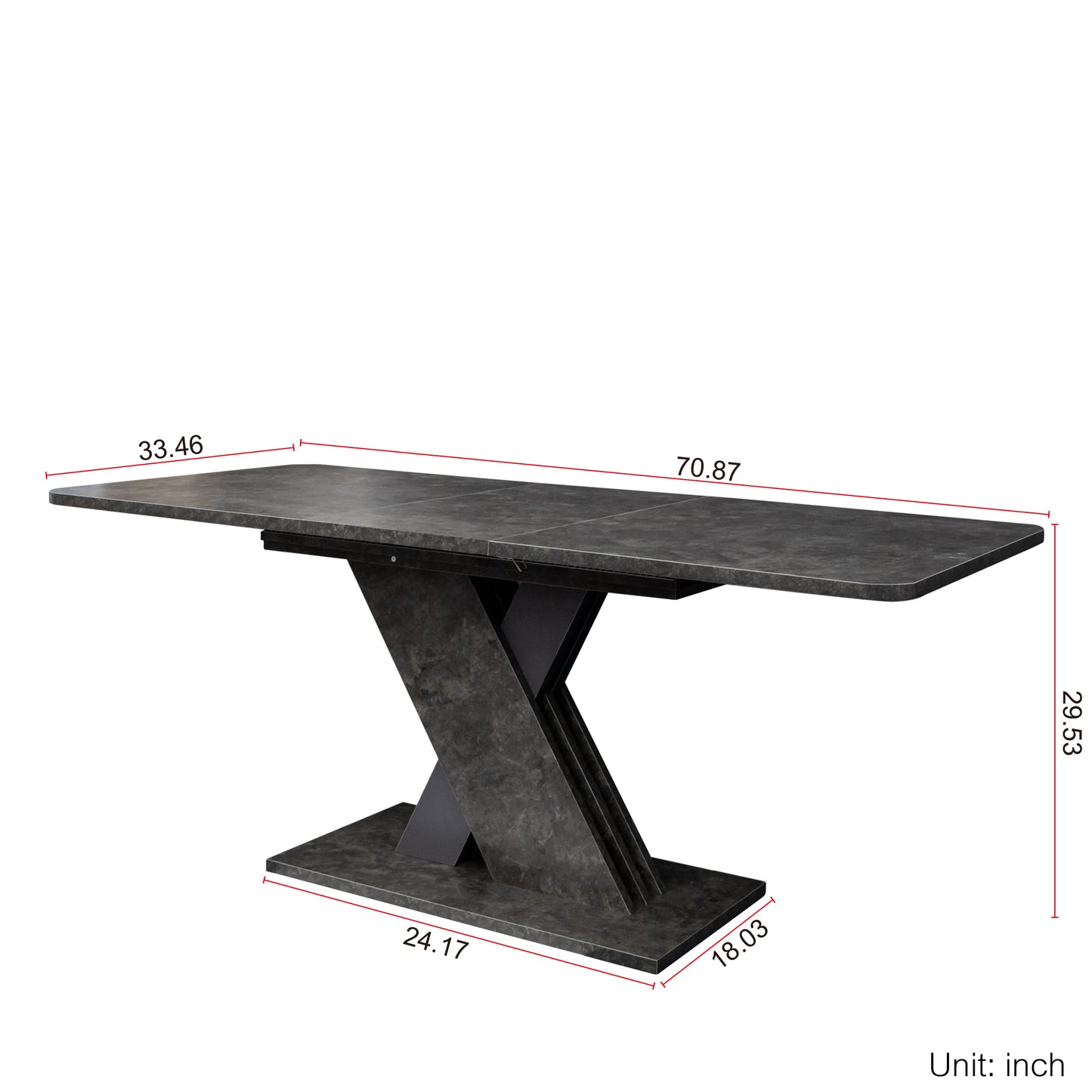 Multifunctional extendable console table