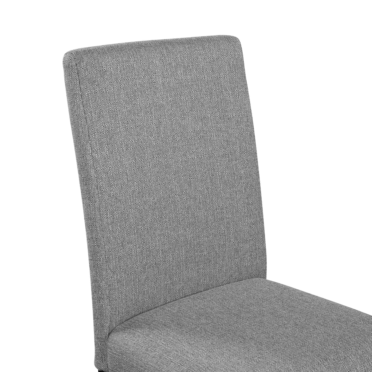 5 - Piece Round Dining Table Set: 43 - Inch Modern Table with 4 Upholstered Chairs, Easy Assembly for Dining Room