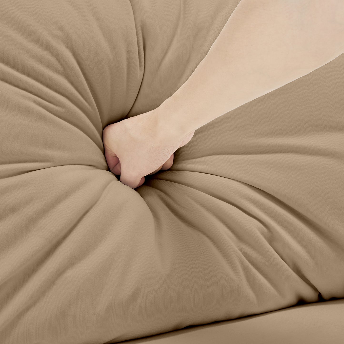 Deep - Seat Living Room Sofa: Single/Two - Seat with Storage & Fluffy Pillows