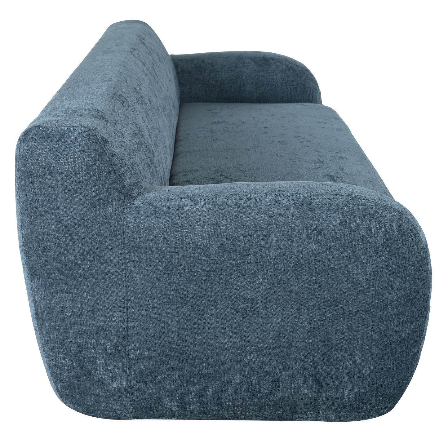 Minimalist Compression Sofa, Curved Design, 3-Seater Casual Sofa for Living Rooms