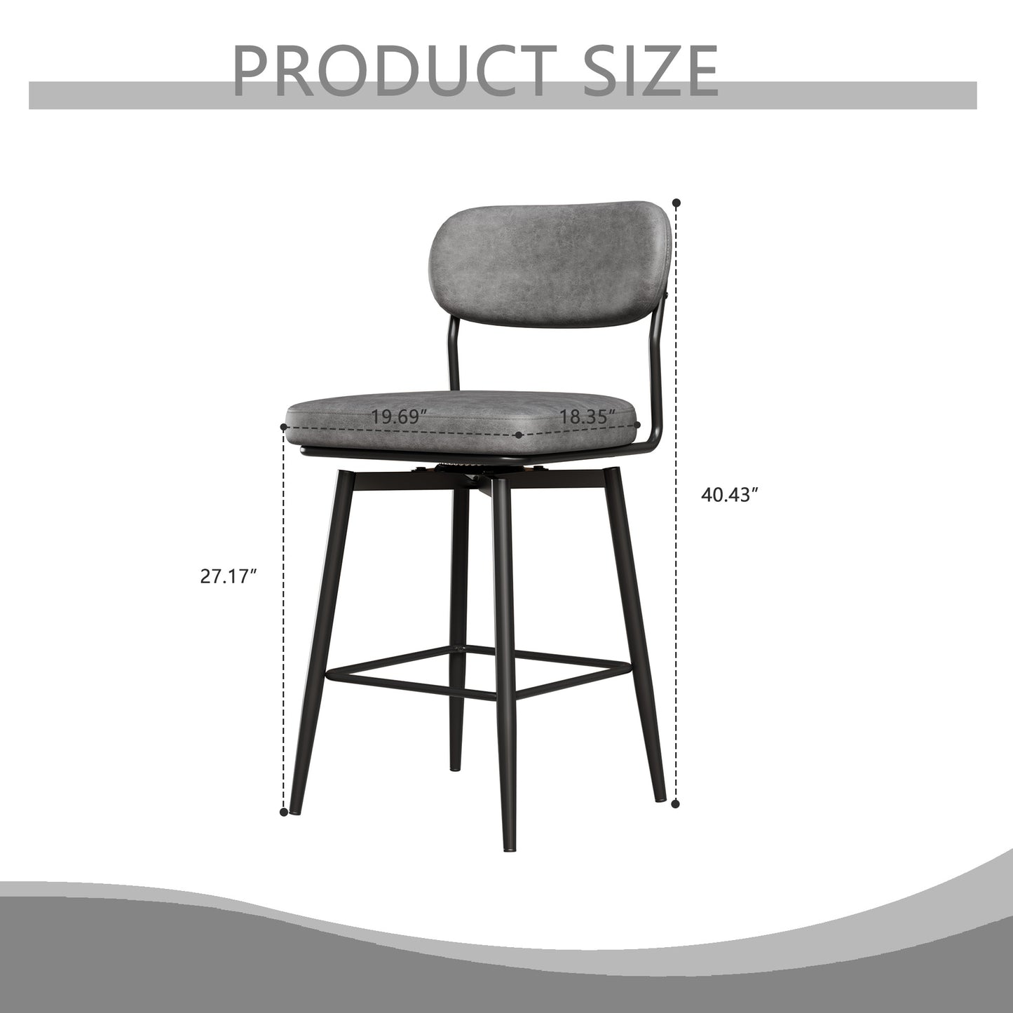 360 ° Rotating Bar Chair Bar Stool bar stools set of 2