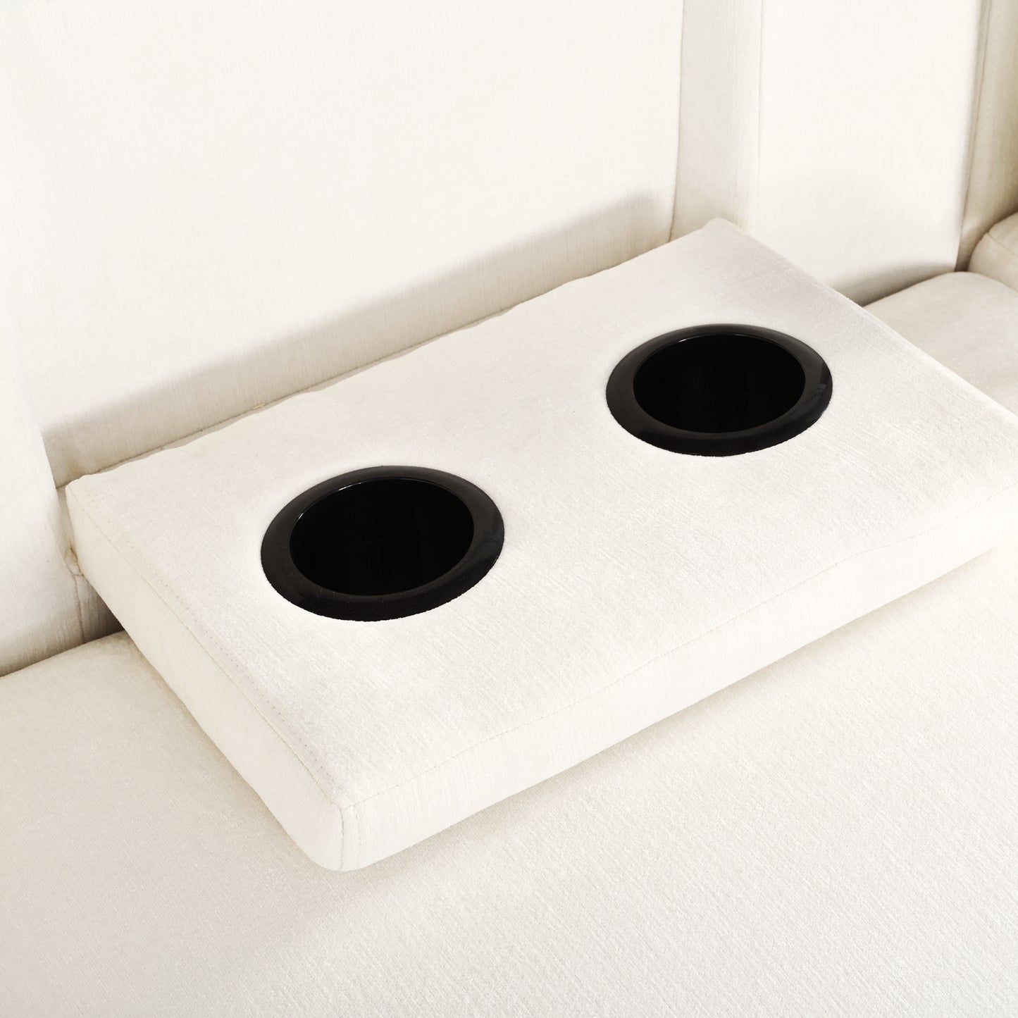 5-Seater Sectional Sofa - Upholstered, Storage Ottoman