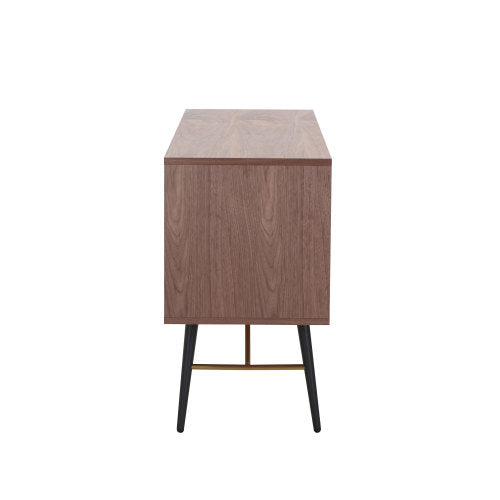 Modern Sideboard , Buffet Cabinet, Storage Cabinet, TV Stand with 2 Door and 2 drawers , Anti-Topple Design, and Large Countertop