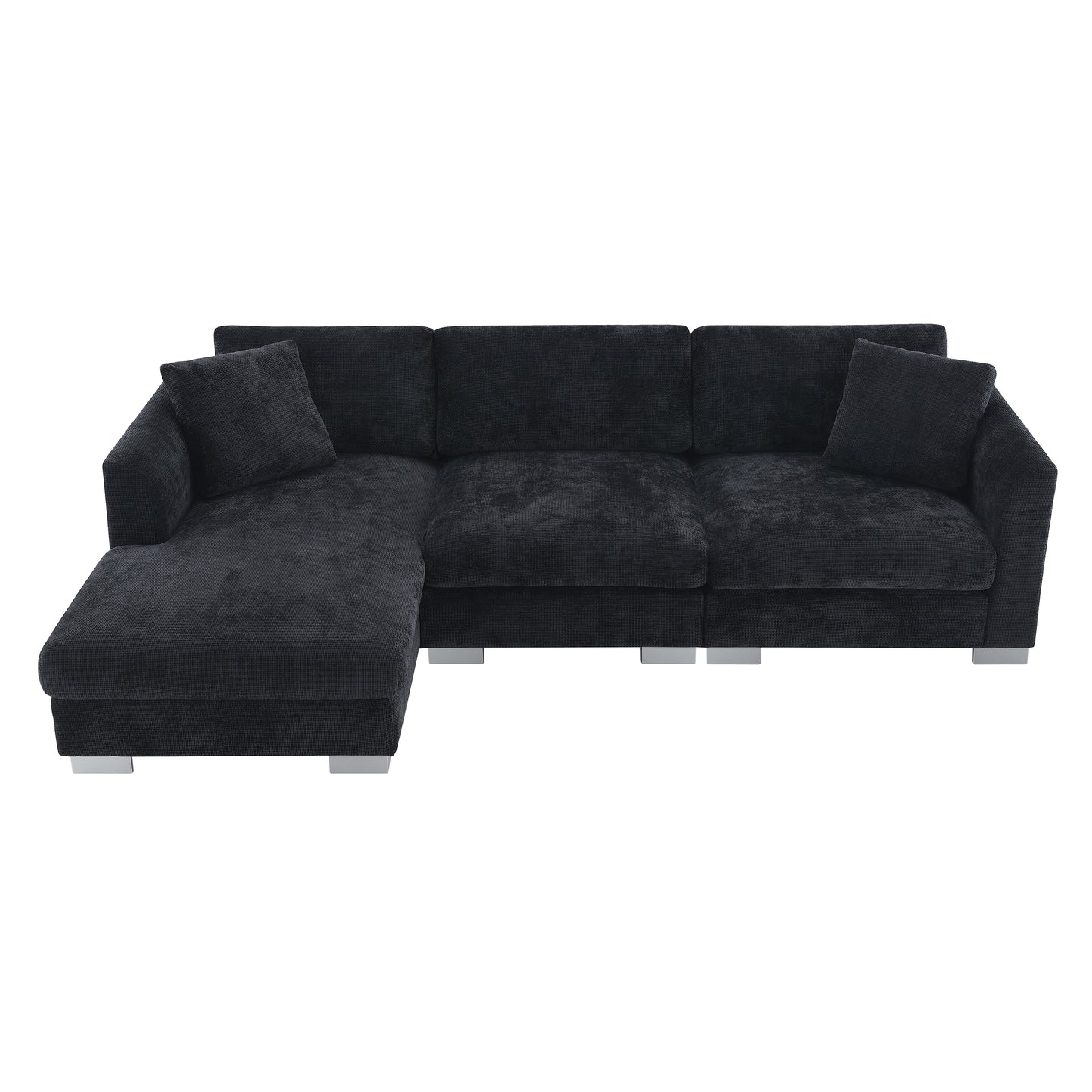 Modern 96*56" Cloud Sectional Sofa - 3 Colors for Home & Office