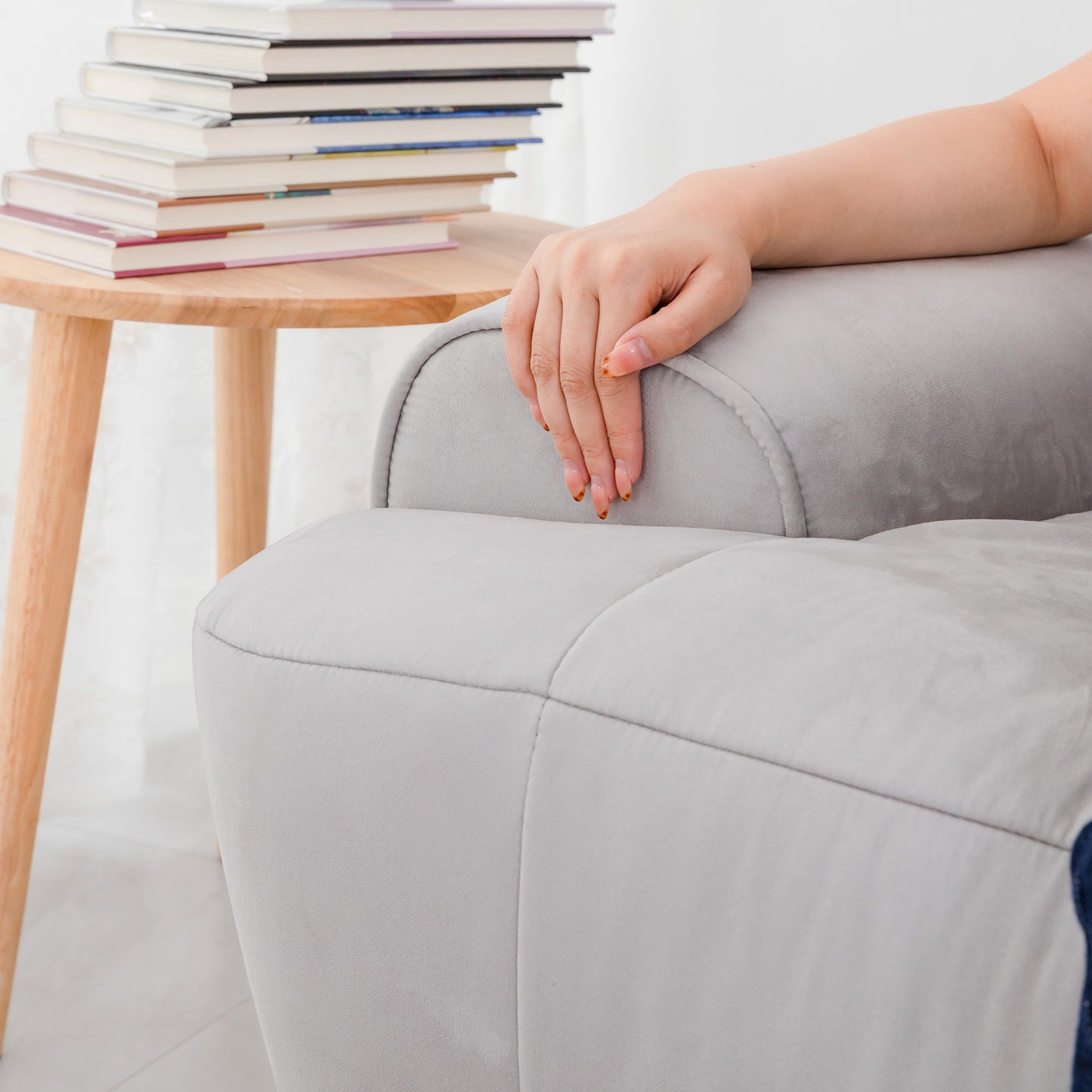 86.6″ Large Two - Seat Sofa: Modern Upholstered Comfor