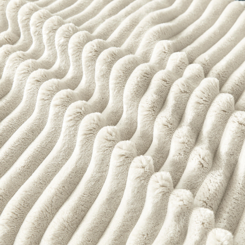 Plush Corduroy Loveseat Sofa  With Square Storage Armrest USB port