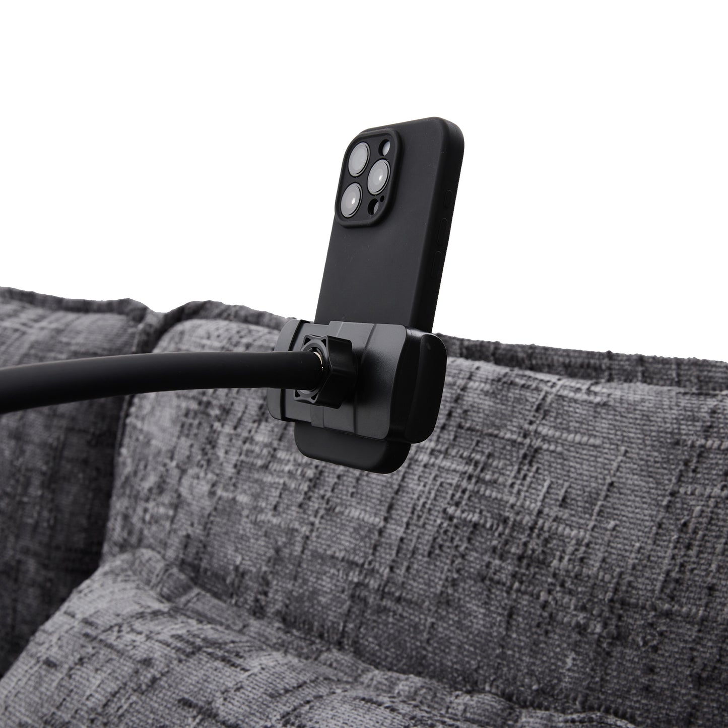 Modern Chenille L Shaped Couch, Comfy Boucle Modular Sofa Sleeper with Movable Storage Ottoman, Phone Holder, USB Charging Port