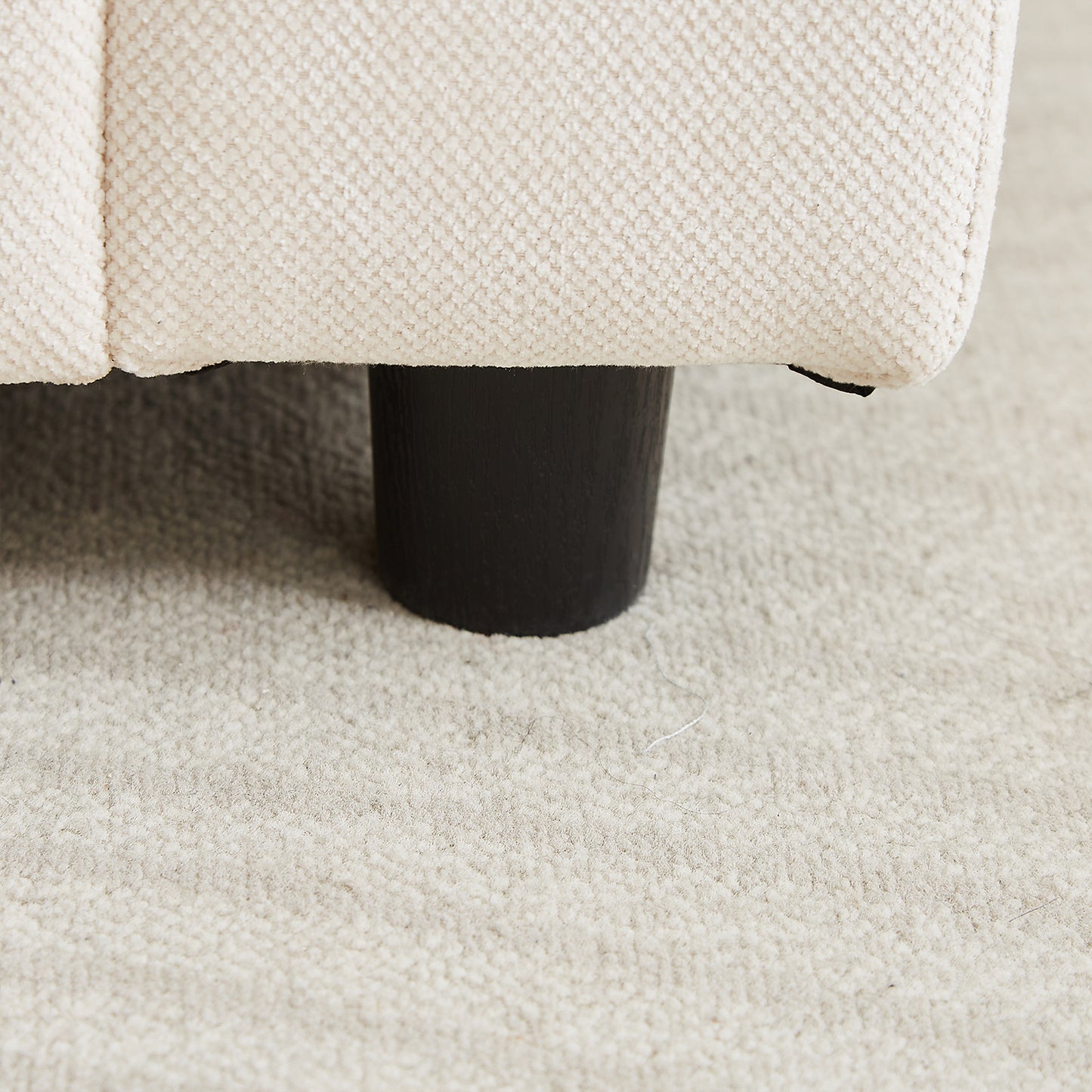 Chenille Modern Comfort Deep Seat Sofa, Upholstered Fluffy Cloud Sofa