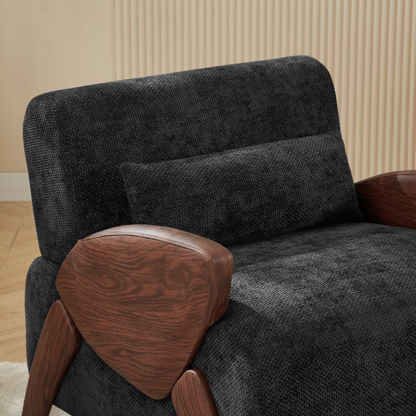 Accent Armchair with Plush Cushioning, Comfortable Armrests