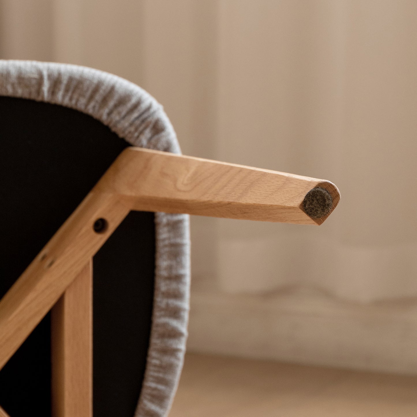 Solid Wood Dining Chairs - Set of 2 for Living Room