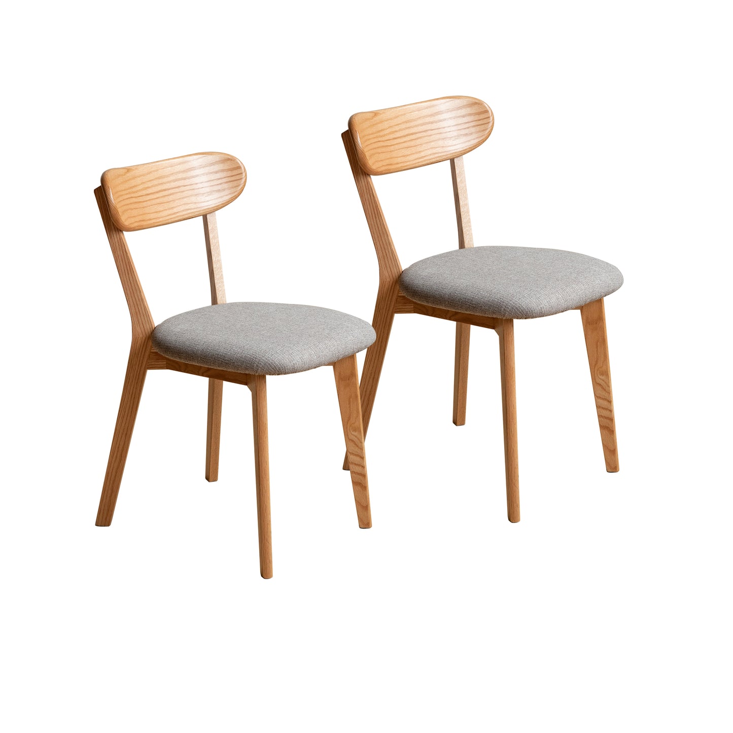 Solid Wood Dining Chairs - Set of 2 for Living Room