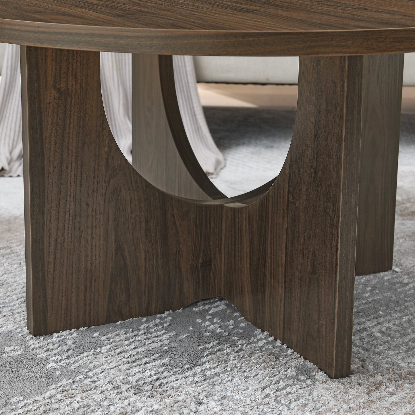 Modern minimalist Nordic style  coffee table and size table