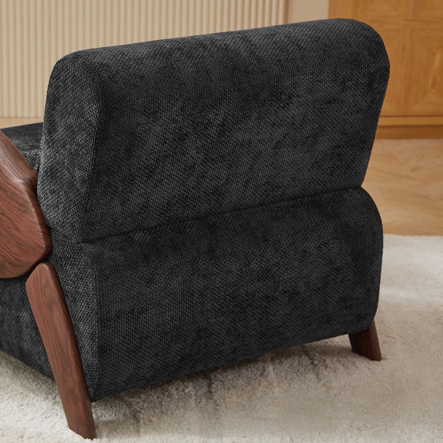 Accent Armchair with Plush Cushioning, Comfortable Armrests