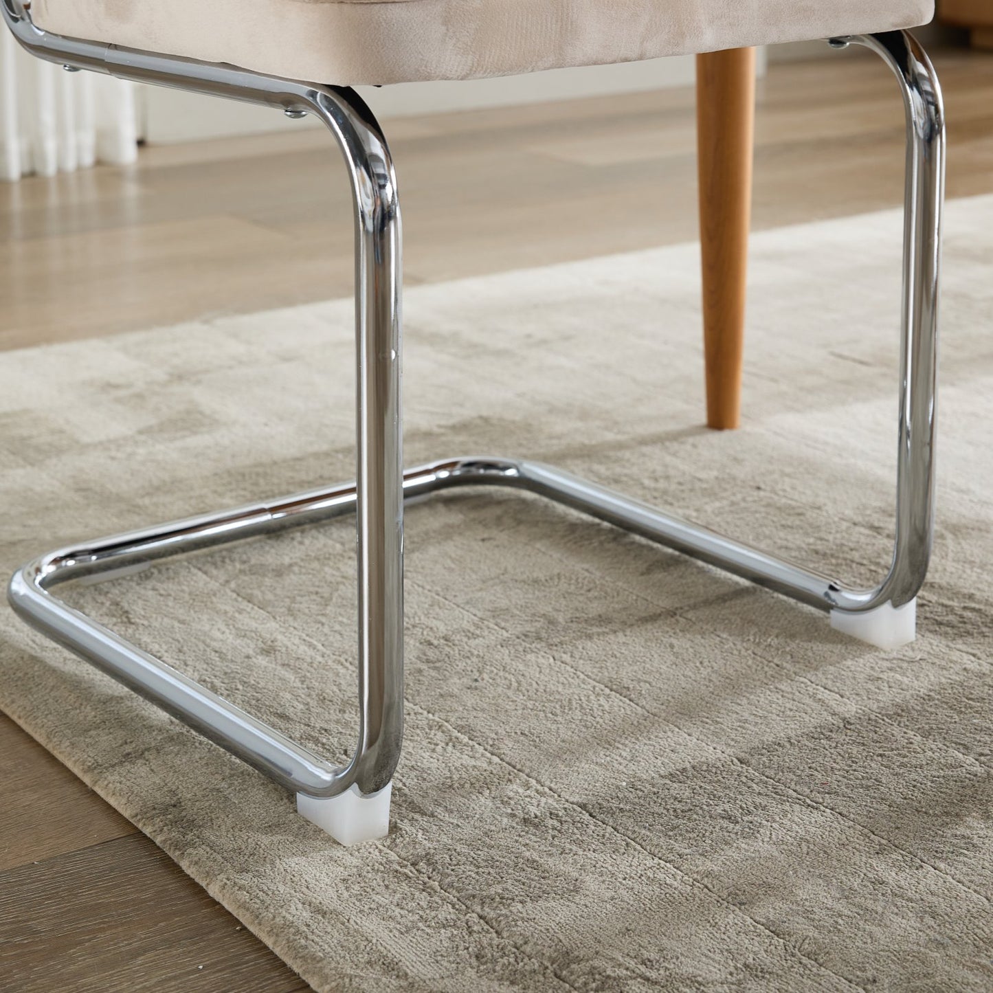 Mid Century Modern Dining Chairs Set of 2 Velvet 3 Colors