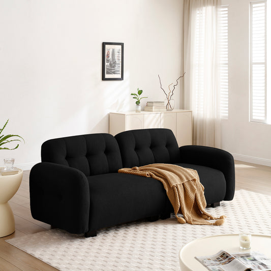 Teddy Sectional Sofa - 3-4 Persons, Wooden Legs