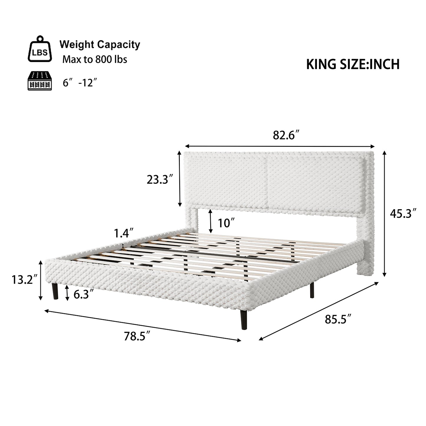 Simple Modern Camel Plush Soft Bed Comfortable Backrest