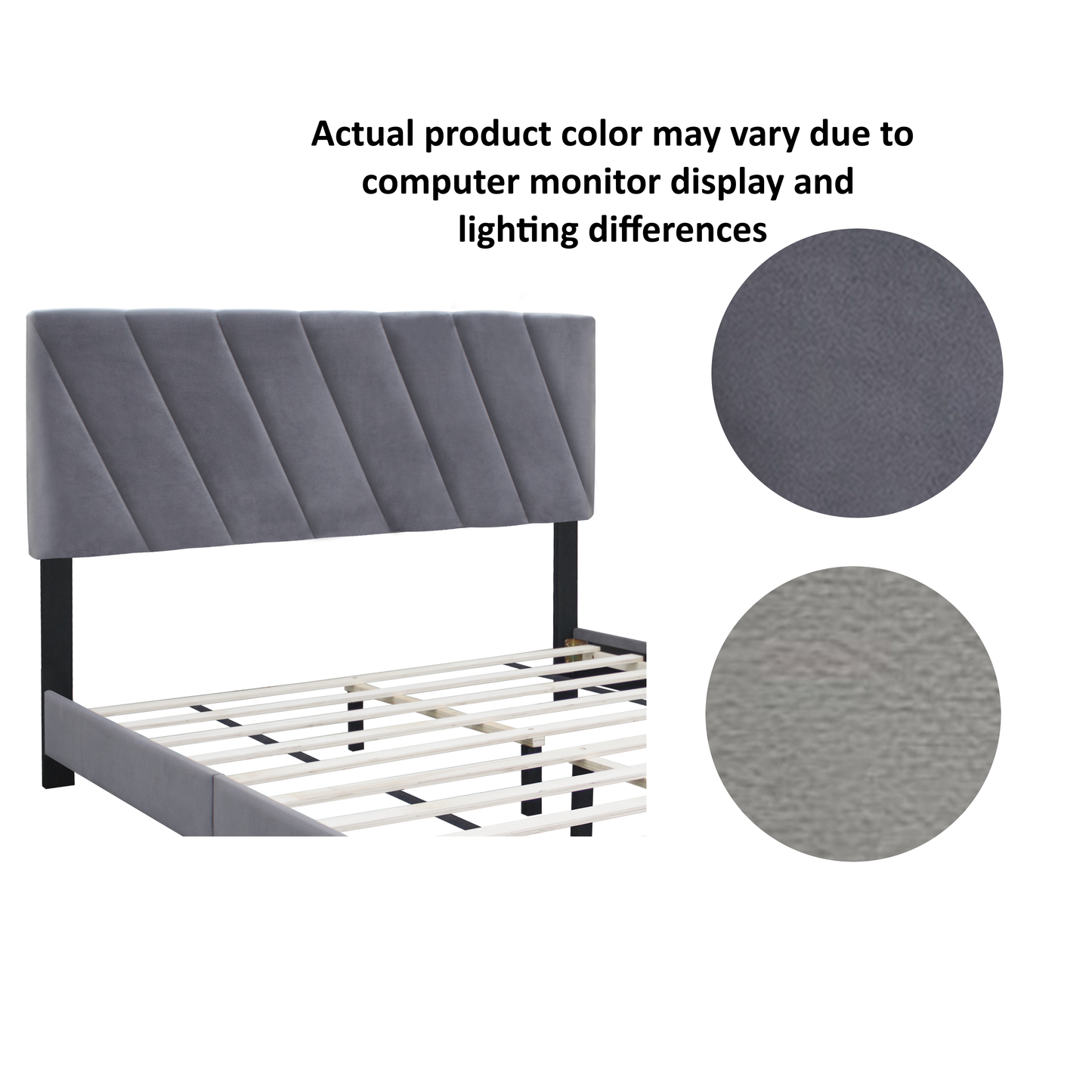 QUEEN ADJUSTABLE UPHOLSTERED BED MODERN MINIMALIST TOP STYLES