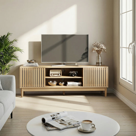 Mid-century modern style TV stand (suitable for 55/65-inch TVs)
