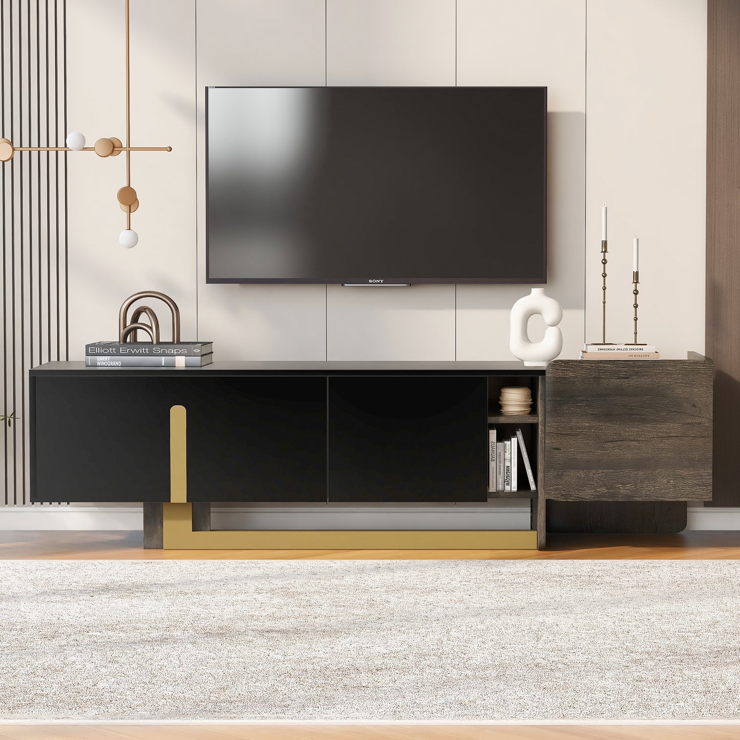 TV Stand and Coffee Table Set of 2