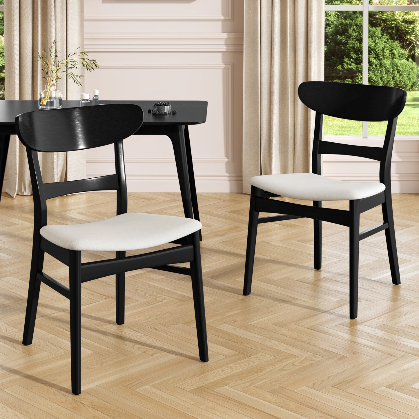Modern 5-Piece Dining Set ,Dining Table ,Dining Chairs