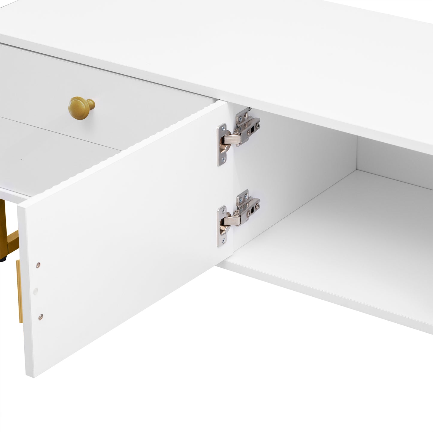 TV Stand for 65+ Inch TV, Entertainment Center TV Media Console Table