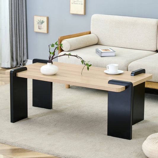 MDF coffee table, suitable for modern minimalist living rooms and leisure areas