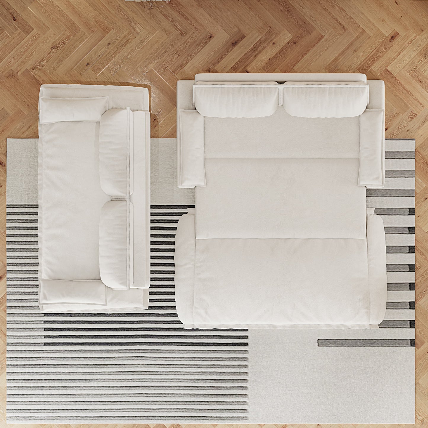 Queen Pull Out Sofa Bed,3-in-1 Convertible Sleeper Sofa,Multi-Functional Velvet Loveseat Bed