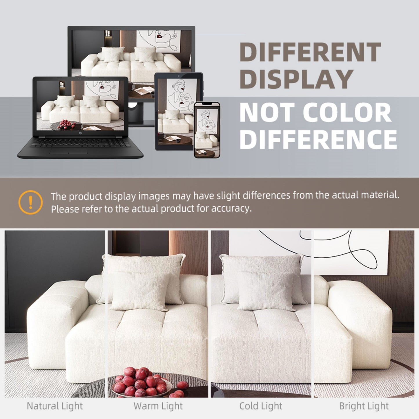 Modular Sectional Sofa with 2 chaise lounge and 2 armrest,Sparkling Chenille Fabric Soft Cushion Sofa with 4 Pillows