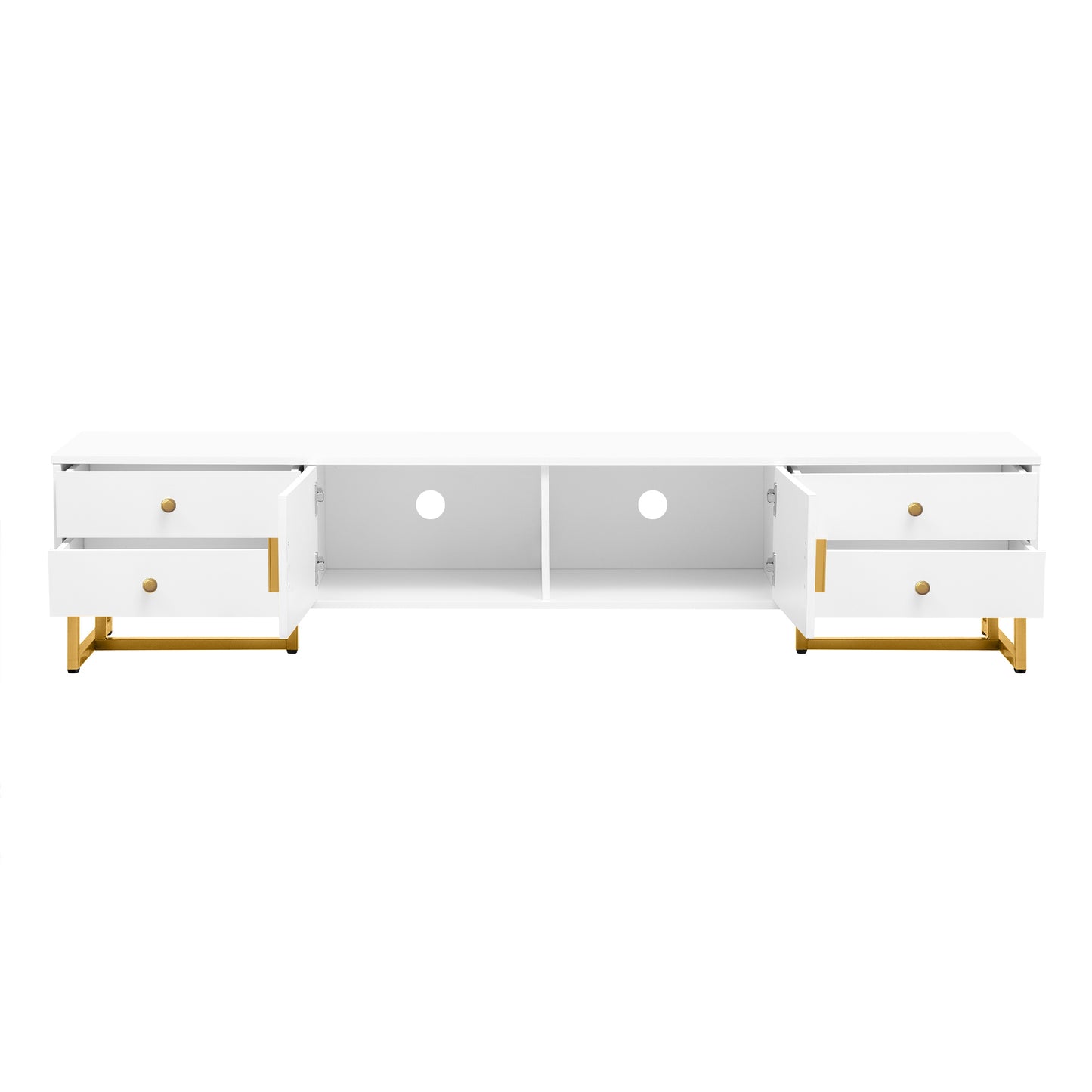 TV Stand for 65+ Inch TV, Entertainment Center TV Media Console Table