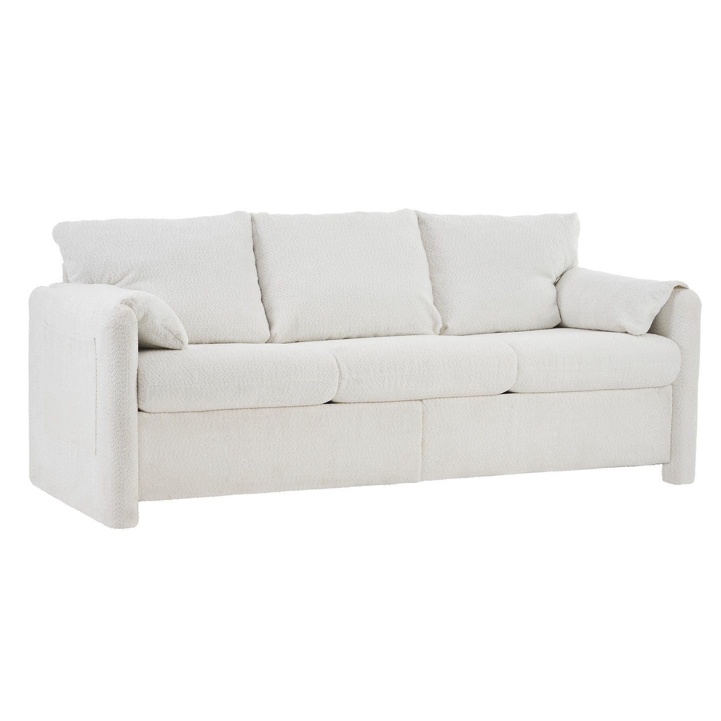 Modern Accent Chair Single Seater，Loveseat Sofa 2-Seater， 3-Seater Sofa 77" Chenille Couch