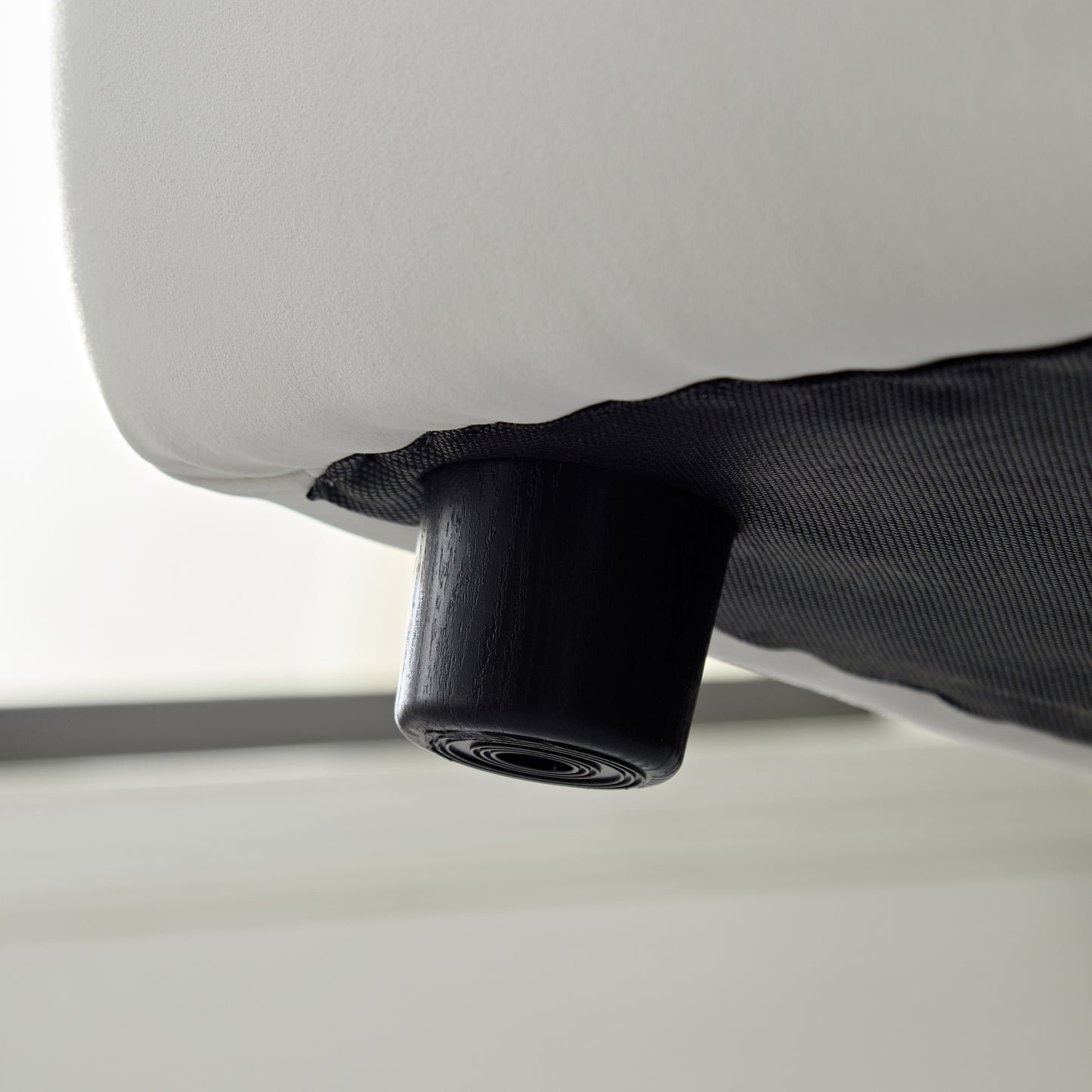 Bamboo-jointed sofa Solid Wood Frame 4 - Seat Sectional Sofa: White, Strong Durable Fabric, High - Density Sponge