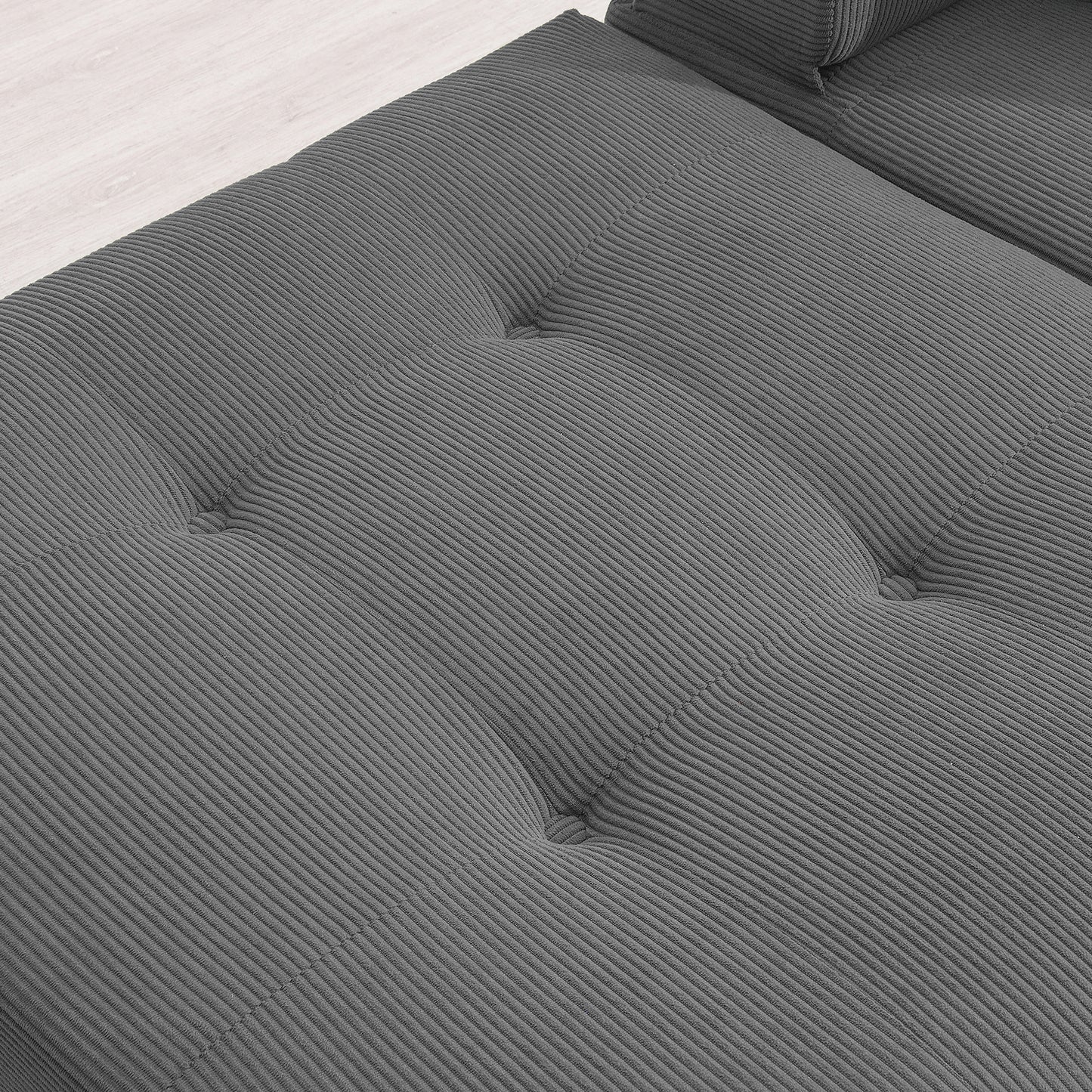 L Shaped Modular Sectional Sofa,Wide and Deep Seat No Assembly Required,3 Colors