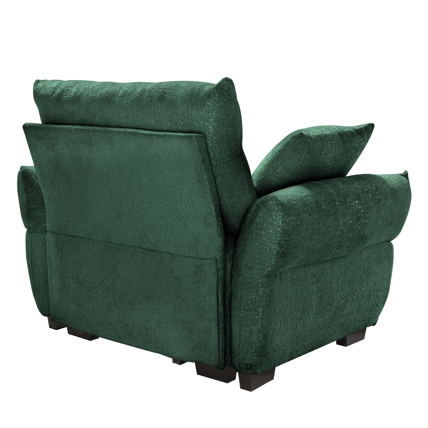 Ergonomic Single Seater-Two-Seater Sofa With High-Resilience Support Cushions And Throw Pillows