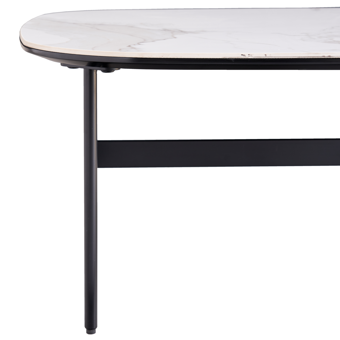 Small Coffee Table for Living Room,Modern Rock Beam Ceramic Coffee Table,Low Square Center Table