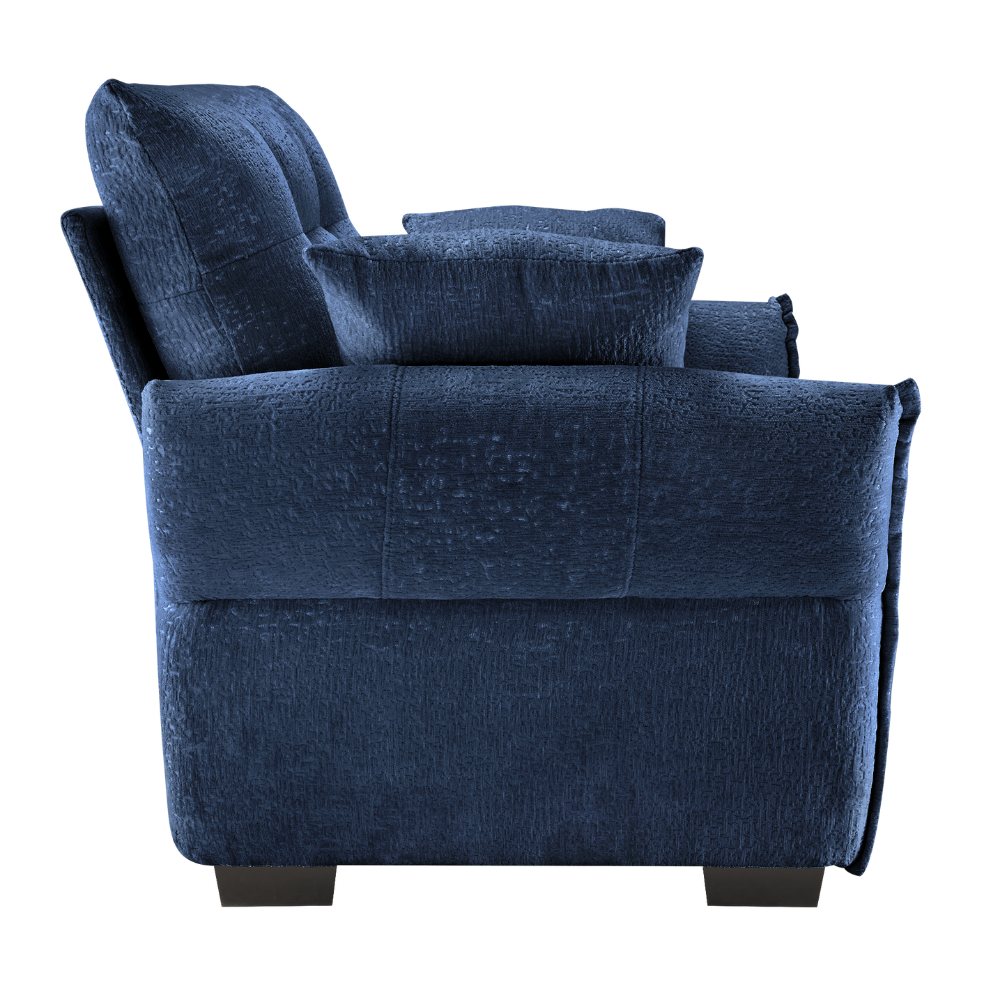 Ergonomic Single Seater-Two-Seater Sofa With High-Resilience Support Cushions And Throw Pillows